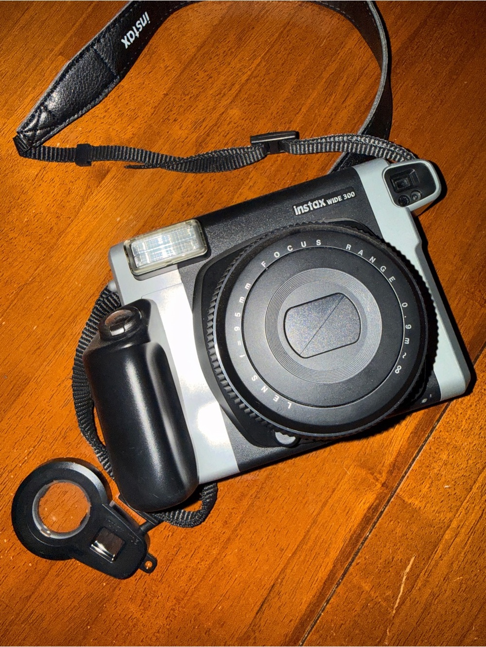 Fujifilm Instax Wide 300 Black Instant Film Camera PERFECT & WORKS!